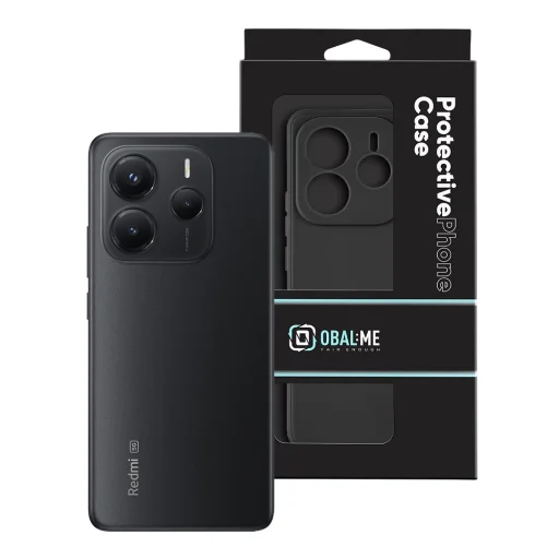 OBAL:ME Matte TPU tok Xiaomi Redmi Note 14 5G fekete - 3