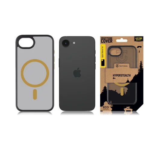 iPhone 16e-hez Tactical MagForce Hyperstealth 2.0 tok Fekete/Sárga - 3