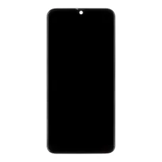 LCD kijelző + Érintőegység + Előlap a Samsung A405 Galaxy A40 Fekete (Incell)