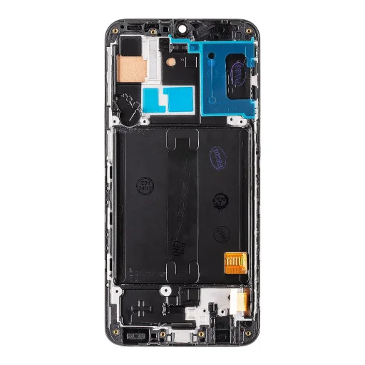 LCD kijelző + Érintőegység + Előlap a Samsung A405 Galaxy A40 Fekete (Incell) - 2