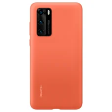Eredeti Huawei P40 tok - Szilikon védőtok (51993725) NARANCSSÁRGA
