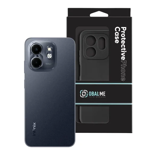 OBAL:ME Matt TPU tok Infinix Smart 9/Hot 50i Fekete tok - 3