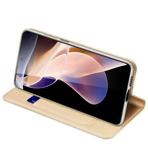 Dux Ducis Skin Pro fliptok Poco M4 Pro 5G arany - 6