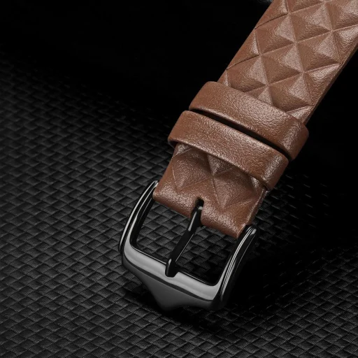 Dux Ducis bőrszíj Apple Watch 7/6/5/4/3/2 / SE (41/40 / 38mm) karkötő valódi bőr karkötő barna (Enland változat) - 2