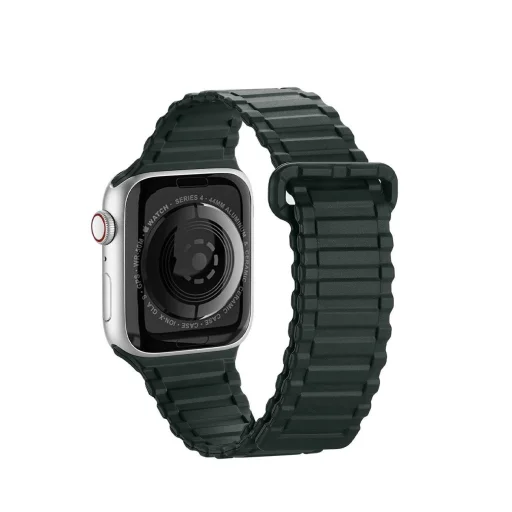 Dux Ducis Strap (Armor Version) strap Apple Watch Ultra, SE, 9, 8, 7, 6, 5, 4, 3, 2, 1 (49, 45, 44, 42 mm) silicone magnetic strap bracelet green - 2