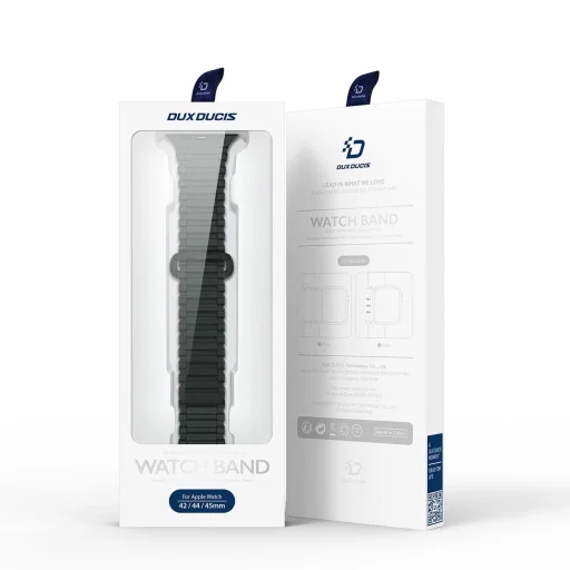 Dux Ducis Strap (Armor Version) strap Apple Watch Ultra, SE, 9, 8, 7, 6, 5, 4, 3, 2, 1 (49, 45, 44, 42 mm) silicone magnetic strap bracelet green - 5