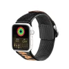 Dux Ducis Szíj (Kültéri Verzió) Apple Watch Ultra Szíj, SE, 9, 8, 7, 6, 5, 4, 3, 2, 1 (49, 45, 44, 42 mm) Nylon Karkötő Fekete és Narancs