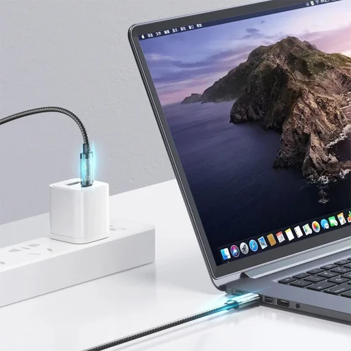 Joyroom kábel USB Type C - Lightning PD 20W 1.2m fekete (S-CL020A12-fekete), - 7