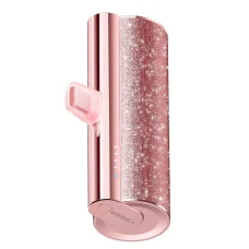 VEGER powerbank 5000 mAh beépített Type C csatlakozóval, PD QC3.0 2,4A 12W PlugOn (W0573) lila