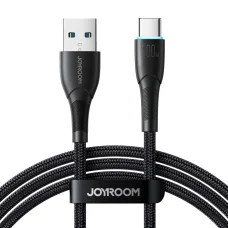 Joyroom Starry sorozat SA32-AC6 100W USB-A / USB-C kábel 1m - fekete