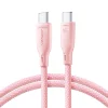 Joyroom SA34-CC3 USB-C - USB-C PD cable 60W 480Mb/s 1m - pink thumbnail