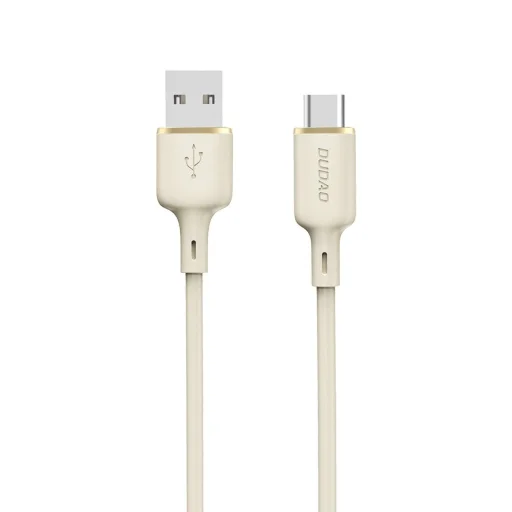 Dudao L7SC USB-A - USB-C kábel 5A 1m - bézs - 1