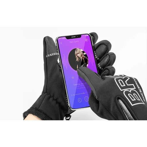 Rockbros S091-4BK Biciklis kesztyű (fekete) - 4