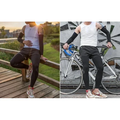 Biciklis lábszárvédő szett Rockbros méret: L/XL LKPJ003XL (fekete) - 2