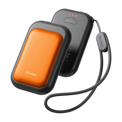 Ocoopa UT3056 kézmelegítő 2x2500 mAh, USB-C, fekete-narancssárga - 1