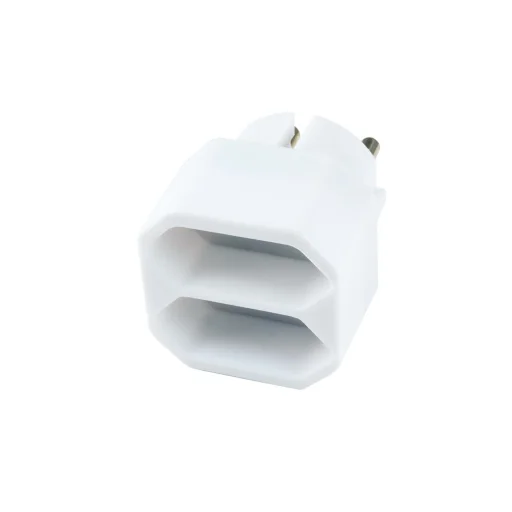 Home NV 1/WH hálózati elosztó, 2 EURO aljzat gyermekvédelemmel ellátva, 2x500W, fehér - 1