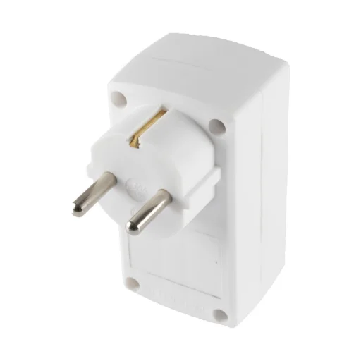 Home NV 131/WH hálózati elosztó, 3 aljzat, 2 EURO aljzat, 1 védőérintkezős aljzat (max. 3680W), fehér - 2