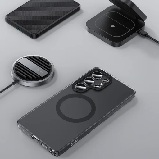  Samsung Galaxy S25 Ultra fekete Benks Mágneses Lucid Armor tok - 9