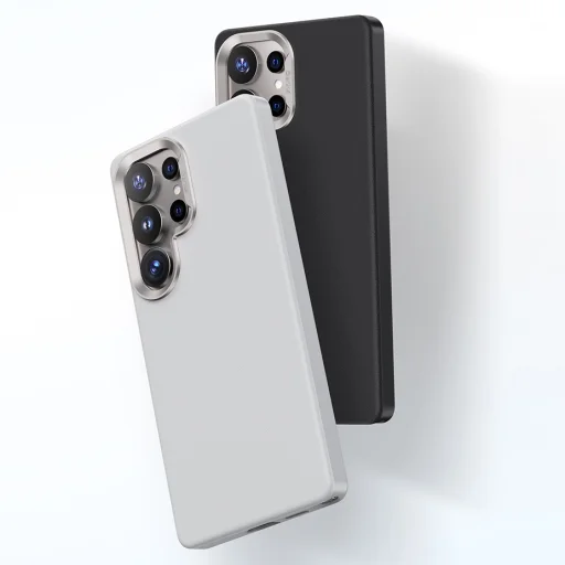  Samsung Galaxy S25 Ultra Szürke Benks Magnetic Vita Pro Szilikon Fliptok - 3