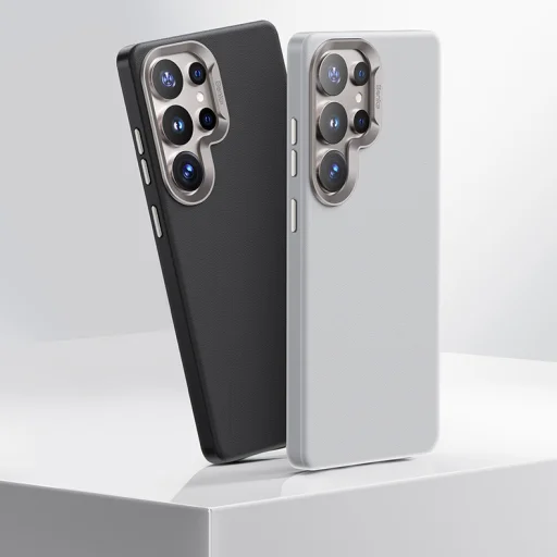  Samsung Galaxy S25 Ultra Szürke Benks Magnetic Vita Pro Szilikon Fliptok - 8