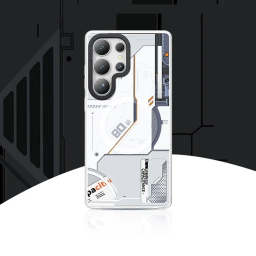  Samsung Galaxy S25 Ultra Fehér Benks Dynamic Magnetic Mecha tok (D045) - 4