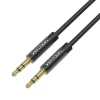 3.5 mm audio kábel Vention BAGBD 0.5 m fekete fém, thumbnail