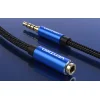 TRRS 3.5mm férfi - 3.5mm női audio kábel Vention BHCLJ 5m kék thumbnail