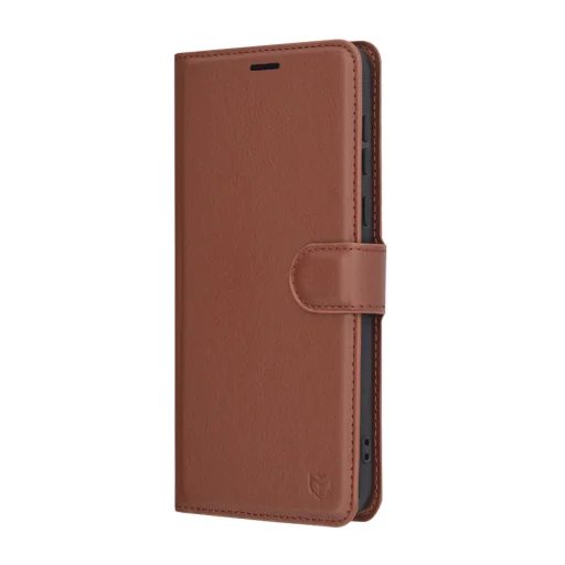  Honor Magic7 Pro Techsuit Leather Folio bőr fliptok barna - 2