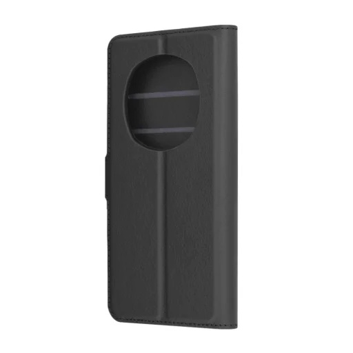  Honor Magic7 Pro Techsuit Leather Folio bőr fliptok fekete - 2