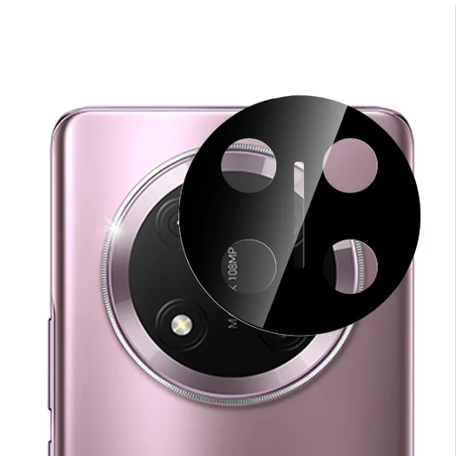  Honor Magic7 Lite/X9c Techsuit Full Camera fekete kameraüveg védő üvegfólia - 1