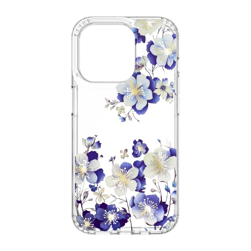 IMD nyomtatott tok iPhone 15 Pro 6,1" virágmintás tok - 2