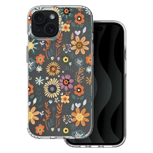 IMD nyomtatott tok iPhone 15 6,1" mező tok - 1