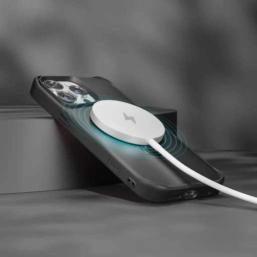 Etteri Matt Mag Ring tok iPhone 15 Pro 6,1" fekete tok - 8