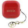 Guess Glossy Effect Printed Classic Logo & Charm TWS fülhallgató - piros thumbnail