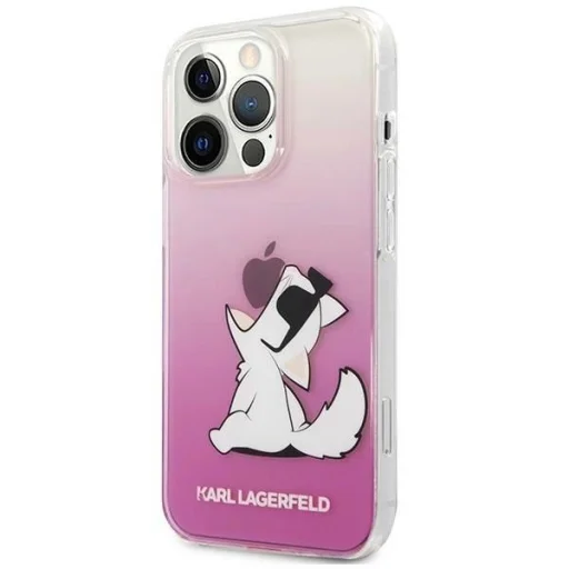 Karl Lagerfeld KLHCP14LCFNRCPI iPhone 14 Pro 6.1" tok pink / pink Choupette Fun - 2