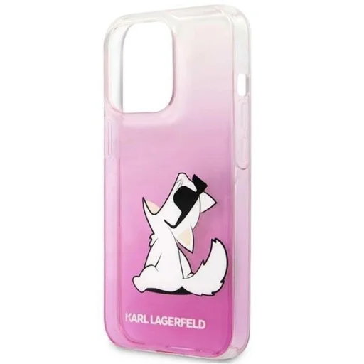 Karl Lagerfeld KLHCP14LCFNRCPI iPhone 14 Pro 6.1" tok pink / pink Choupette Fun - 6
