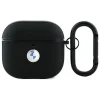 BMW BMA4SSLBK AirPods 4 tok fekete/fekete Valódi Bőr Ezüst Logó thumbnail
