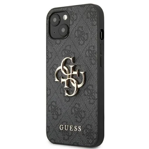 Guess GUHCP13M4GMGGR iPhone 13  szürke/szürke kemény tok 4G Nagy Fém Logó tok - 2