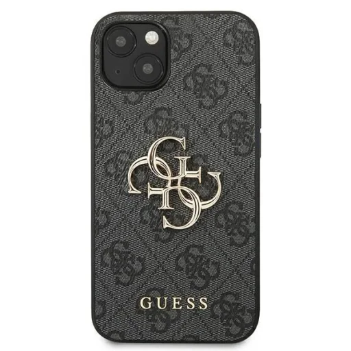 Guess GUHCP13M4GMGGR iPhone 13  szürke/szürke kemény tok 4G Nagy Fém Logó tok - 3