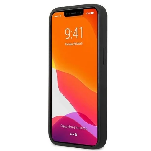 Guess GUHCP13M4GMGGR iPhone 13  szürke/szürke kemény tok 4G Nagy Fém Logó tok - 5