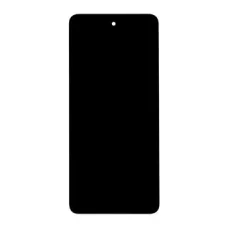 Motorola E14 LCD kijelző + érintőegység fekete + előlap