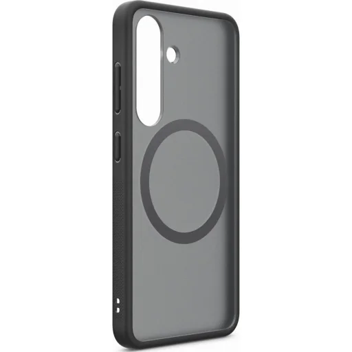  Samsung Galaxy S25 Fekete Spigen Capella GP-FPS931PGBJW Szilikon Tok MagFit Mágneses Gyűrűvel - 4