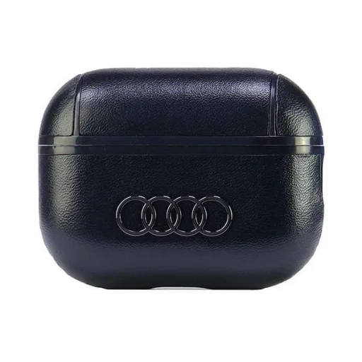  AirPods Pro 2 Fekete/Fekete Audi Leather Big Logo tok - 1