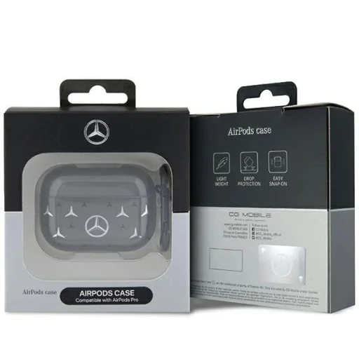 Mercedes MEAP8DPMGS AirPods Pro tok fekete/fekete Nagy Csillag Minta - 3