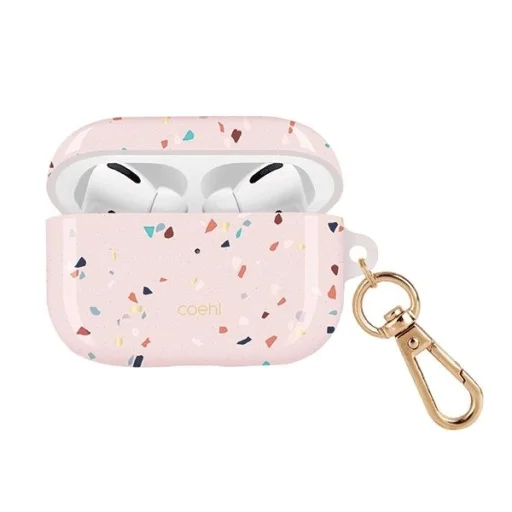 Uniq Coehl Terrazzo AirPods Pro tok Pink/Blush Pink - 1