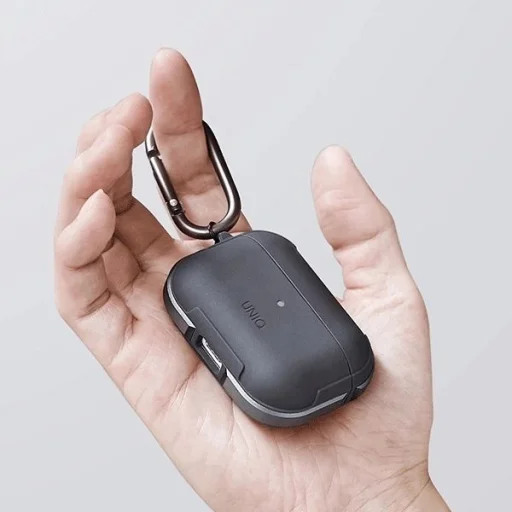 Uniq Valencia AirPods Pro Tok Fekete/Éjfekete Antimikrobiális - 4