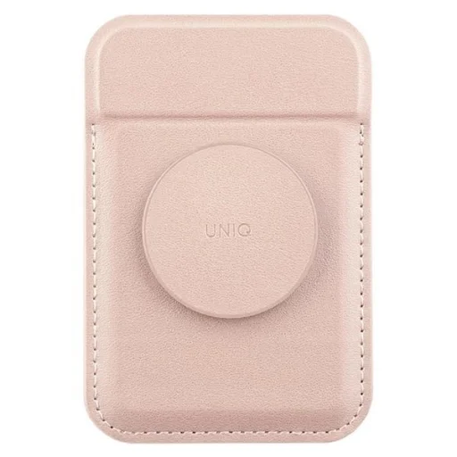 Uniq Flixa Mágneses Kártyatartó Állvánnyal Rózsaszín/Rózsás Pink MagSafe - 1