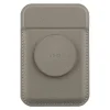 Uniq Flixa Mágneses kártyatartó állvánnyal Szürke/Szikla Szürke MagSafe