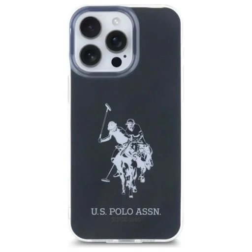 US Polo USHCP15XTPUHRBK iPhone 15 Pro Max 6.7" fekete/fekete Shiny Big Logo tok - 3
