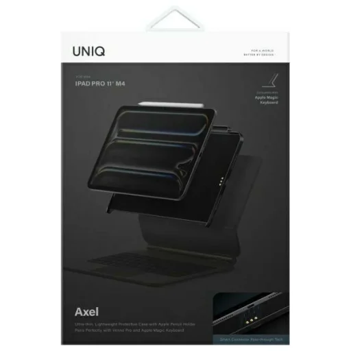 Uniq Axel iPad Pro 11" M4 tok fekete/fekete ében - 6